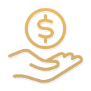 Hand With Money Icon